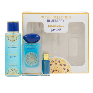 Coffret Parfum Femme BLUEBERRY MUSK COLLECTION 3pcs ( 322mL )