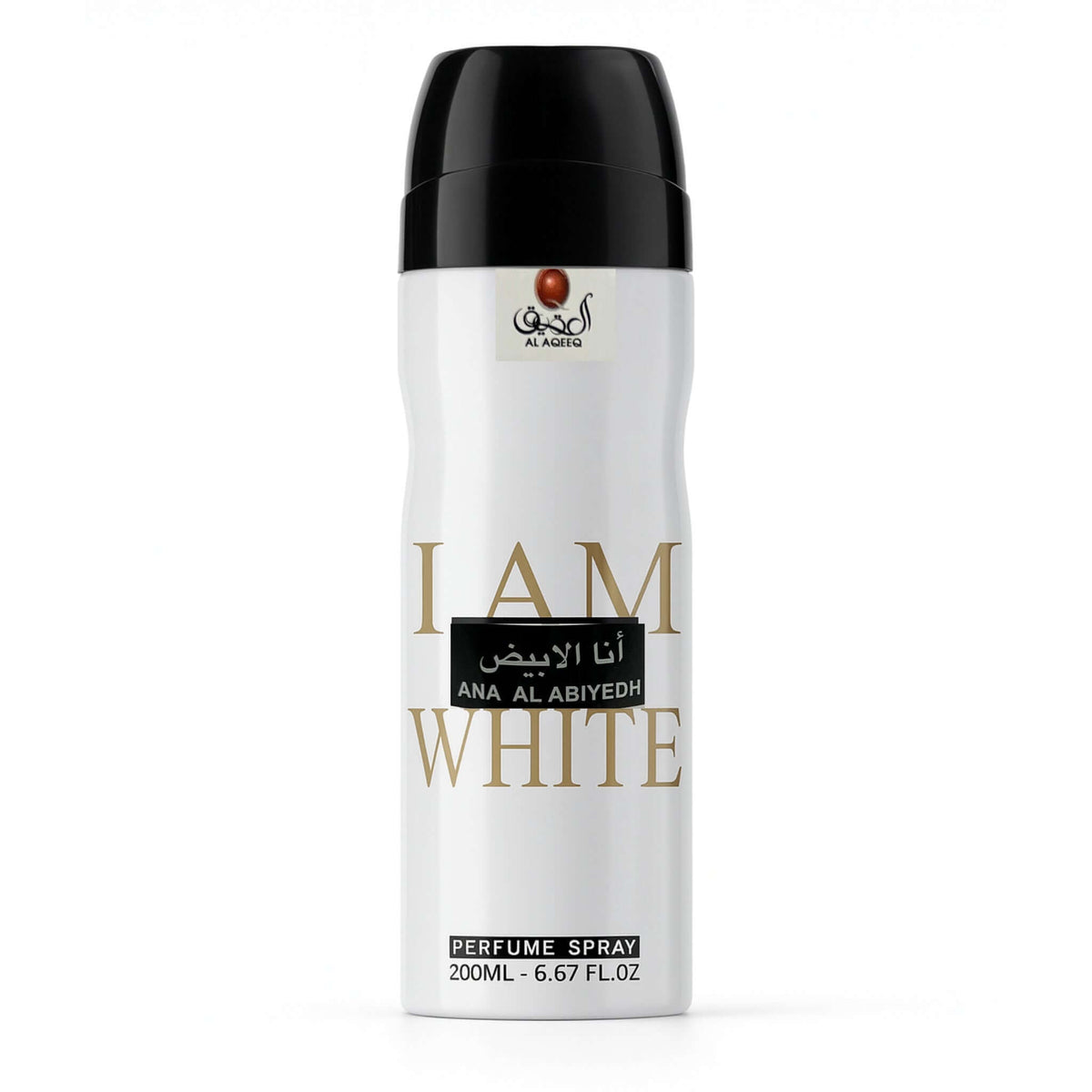 I Am White Ana Al Abiyedh – Déodorant Corporel Oriental Boisé et Vanillé 200 ml | Al Aqeeq