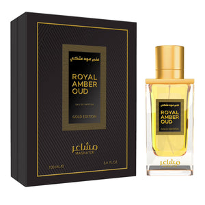 Parfum Homme ROYAL AMBER OUD GOLD EDITION MASHA'ER Eau de Parfum 100mL