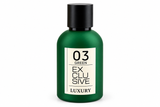 03 GREEN EXCLUSIVE KHALIS LUXURY flacon vert seul fond blanc