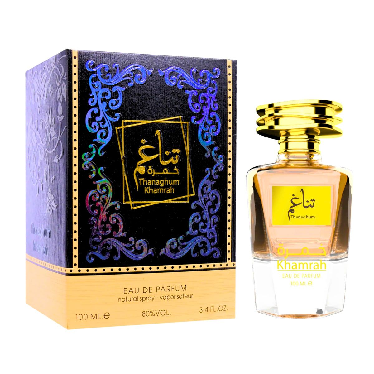 Thanaghum Khamrah FAAN – fragrance boisée cuirée et florale 100 ml