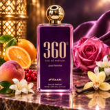 360° POUR FEMME FAAN ambiance parfum fruité floral agrumes et musc