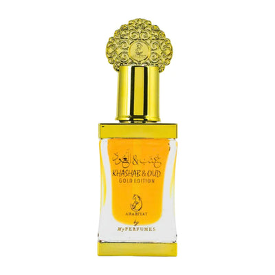 Huile de Parfum Mixte KHASHAB OUD GOLD ARABIYAT Concentrée 12mL