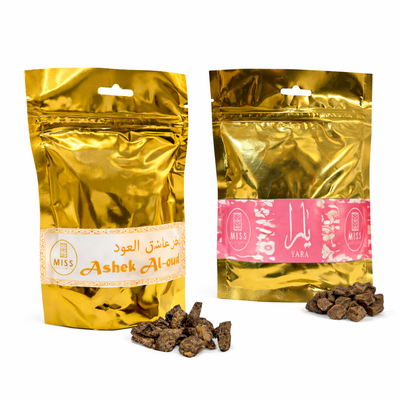 Pack Duo ENCENS Bakhoor Ashek Al Oud & Yara
