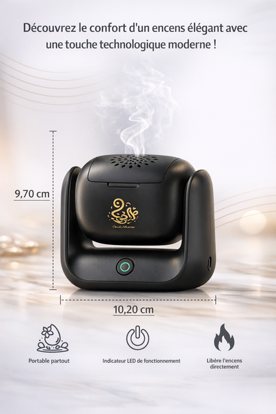 BRÛLEUR D’ENCENS BAKHOOR ROTATIF LEDX015