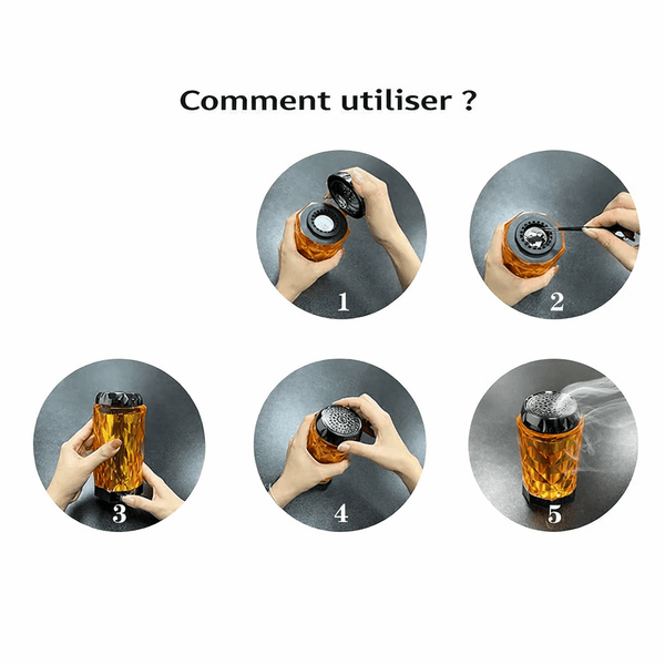 BRÛLEUR D'ENCENS X023NOIR