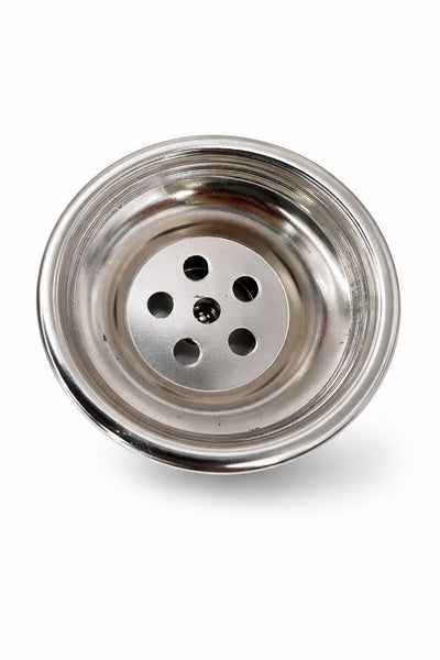 Brûleur d’encens métallique argenté