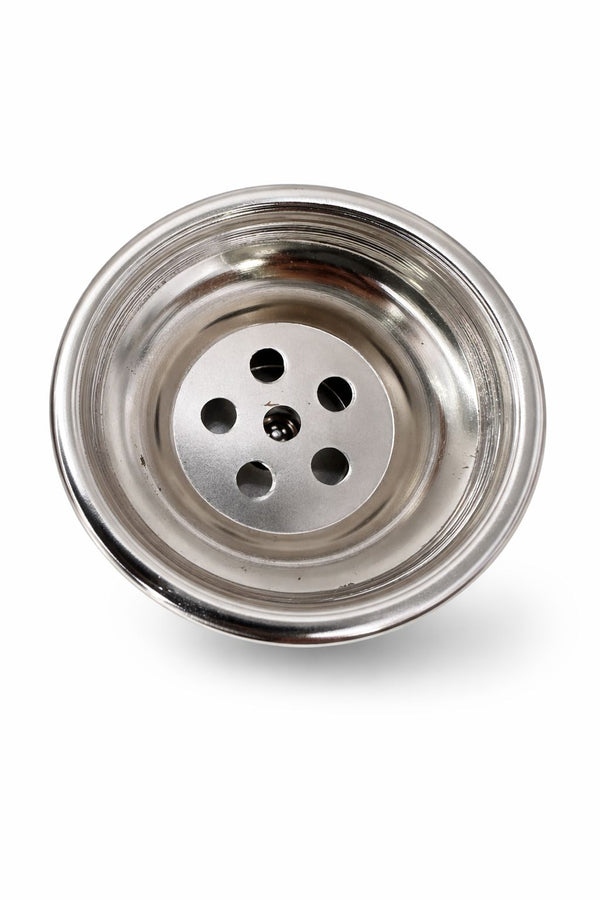 Brûleur d’encens métallique argenté