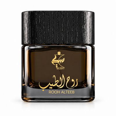 Rooh Alteeb Musky 100 ml — flacon seul sur fond blanc